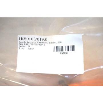 NEW Korea Japan BOSCH REXROTH IKS0103 / 019.0 FEEDBACK CABLE R911260720/019.0 IKS01030190