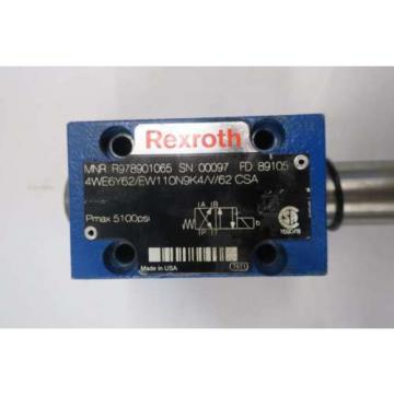 REXROTH Italy Canada 4WE6Y62/EW110N9K4/V/62 5100PSI SOLENOID HYDRAULIC VALVE D550748