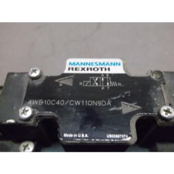 Rexroth France Egypt 4WE10C40/CW11ON9DA Hydraulic Valve