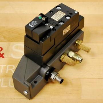 Rexroth France Russia 261-108-110-0 Pneumatic Valve, 24 VDC 2W Coil, 049-384-580-2 Valve