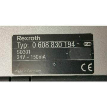 Bosch Dutch china Rexroth SD 301 Panel 0 608 830 194 SD301 0608830194