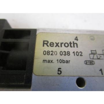 REXROTH USA France VALVE 0820 038 102 *USED*