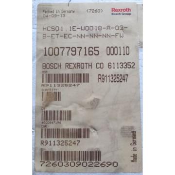 NIB Korea Korea Bosch Rexroth Indradrive Servo Drive HCS01.1E-W0018-A-03-B-ET-EC-NN-NN-nn-FW