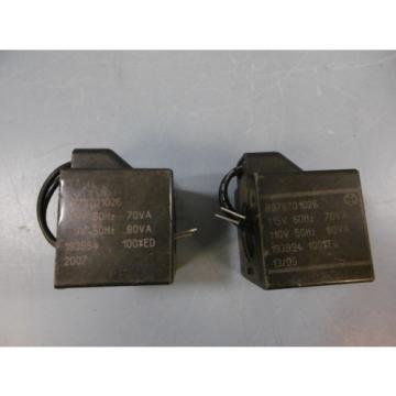 Lot Canada Dutch Of 2 Bosch Rexroth R978701026 Solenoid Coil 50/60HZ