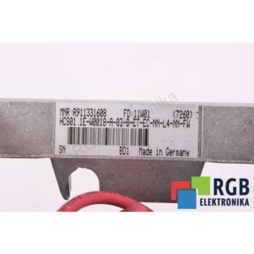 HCS01.1E-W0018-A-03 Canada Japan HCS01.1E-W0018-A-03-B-ET-EC-NN-L4-NN-FW REXROTH ID27447