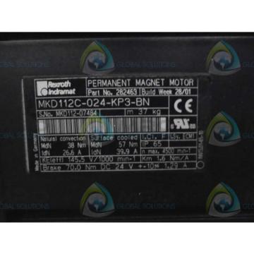 REXROTH Mexico India INDRAMAT MKD112C-024-KP3-BN MAGNET MOTOR *NEW IN BOX*