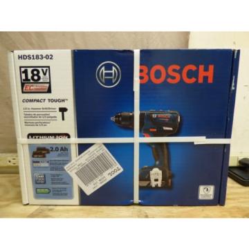 Bosch HDS183-02 18V 1/2&#034; Hammerdrill/Driver Kit *BRAND NEW* FREE SHIPPING!!