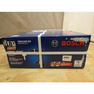 Bosch HDS183-02 18V 1/2&#034; Hammerdrill/Driver Kit *BRAND NEW* FREE SHIPPING!!