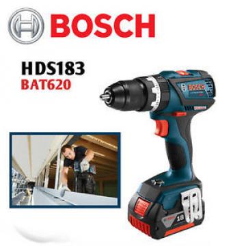 Bosch HDS183B 18V Li-Ion EC Brushless 1/2&#034; Hammer Drill Driver w/BAT620 NEW