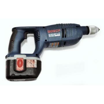 BOSCH 12524 24v PLATINUM 2.4Ah NiCd 2000 RPM 1/2&#034; CORDLESS HAMMER DRILL BUNDLE