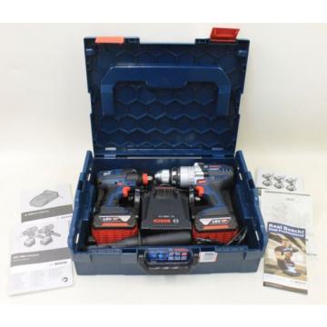 BNIB BOSCH Professional Robust Series Dual Drill Set GDX 18 V-EC/VE-2-LI Bundle