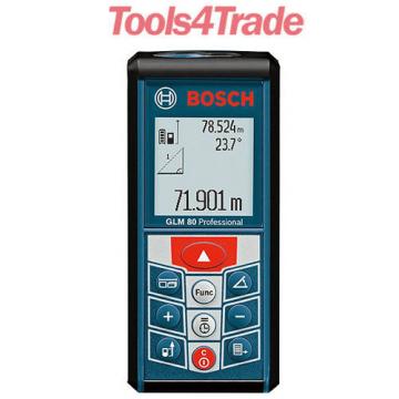 Bosch GLM80 Laser Rangefinder + Inclinometer Function and Battery 0601072370