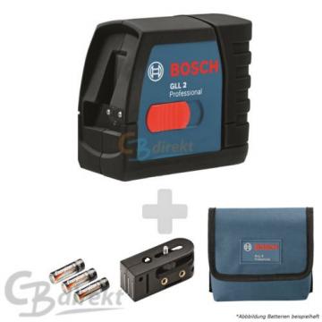 BOSCH LASER CROSS LINE LASER GLL 2 + HOLDER + BAG LINE LASER