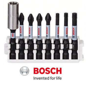 BOSCH IMPACT CONTROL 8 PIECE PH2/PZ2/T20/T25/T30 SCREWDRIVER BIT SET