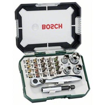 Bosch Screwdriver Bit and Ratchet Set 26 Pieces NEW