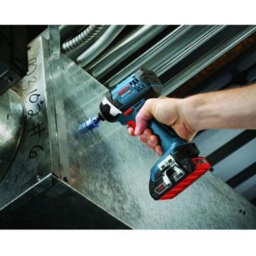 Bosch Impact Driver Cordless 18 Volt Lithium-Ion 1/4 in. Hex 4.0Ah Batteries