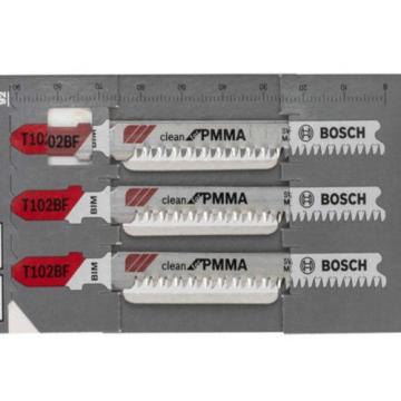 Bosch 5pcs BIM 92mm Jigsaw Blade T102BF Clean for PMMA Cutting