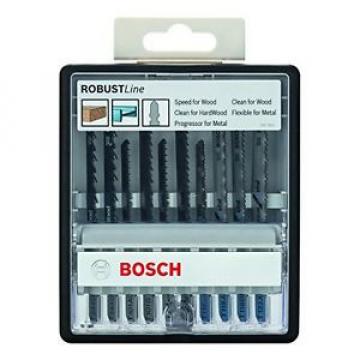 Bosch 2607010542 Set 10 Lame Seghetto Robust Line Legno/Metallo