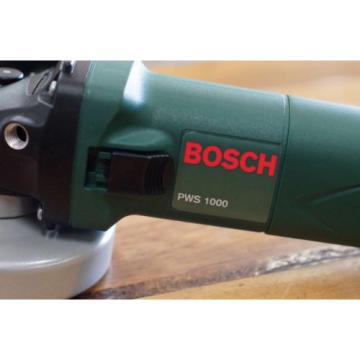 Bosch PWS1000 100mm 4 inch 670 Watt Angle Grinder w/ 3 Bonus Discs