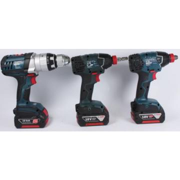 Bosch Drill Kit Drill and 2 x Impact Driver GSB 18 VE-2-LI GDX 18 V-LI #226319