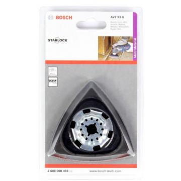 New Bosch 93mm Multi-Tool Starlock Sanding Plate AVZ 93 G with Micro Velcro-Type