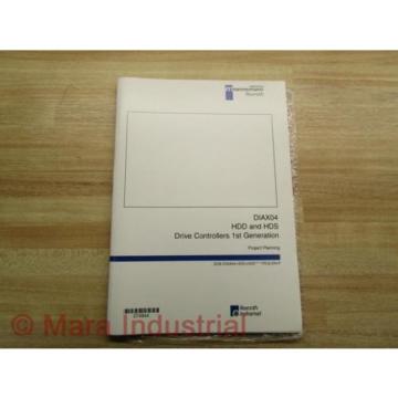 Rexroth Mexico Mexico Indramat DOK-DIAX04-HDD+HDS Project Planning Manual (Pack of 10)