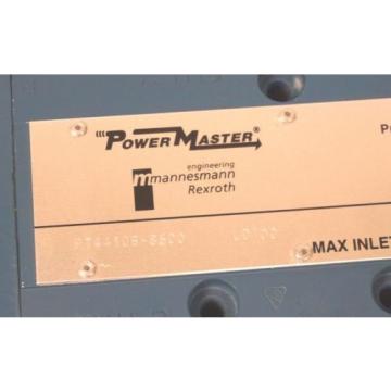 NEW Singapore Greece MANNESMANN REXROTH PT44106-8500 POWERMASTER VALVE