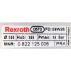 REXROTH India Mexico 0822 125006 Pneumatikzylinder Luftzylinder 10bar Ø 100mm Hub 160mm 09w26