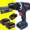 Bosch Akkuschrauber GSR 18 V-EC mit 2 x 5,0 Ah Li-Ion Akkus L-Boxx Neues Modell #1 small image