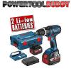 BOSCH GSB18VLI4W2 18volt Li-ion Combi/Driver &amp; Wireless Charging 2 x 4.0amp #1 small image