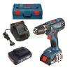 BOSCH CORDLESS DRILL GSB 18-2-LI PLUS 18V + 2x 2AH + CHARGER + L-BOXX