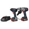 Bosch GSB18VE2 &amp; GDR18V Twin Pack 18 Volt 2 x 4.0Ah Li-Ion #1 small image