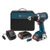 Bosch 18V Li-Ion 1/2&#034; Brushless Compact Tough Drill Kit DDS182-02  BRAND NEW