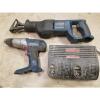 Bosch reciprocating saw sawzall &amp; hammer drill 18v cordless