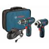 Bosch CLPK22-120 Cordless Combo Kit Impact Drill Driver Max Li-Ion Batteries New #1 small image