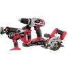 Skil 2898LI-20 Lithium Ion 18 Volt 4 Piece Cordless Power Tools Combo Kit Set