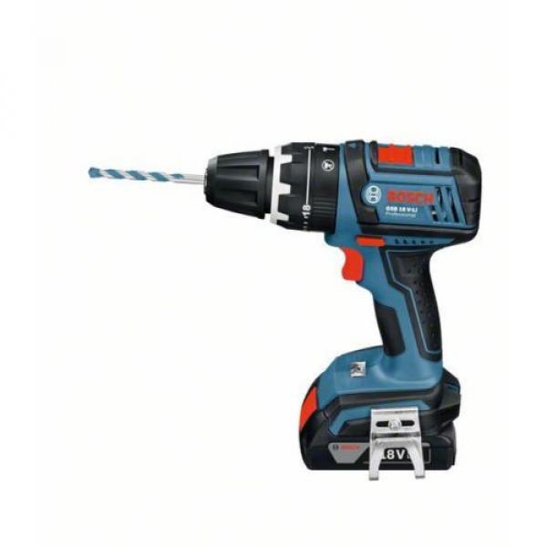 4.0ah Bosch GSB 18 V-Li DS Pro L-Boxx Cordless Li Combi 060186717E 3165140726245 #5 image