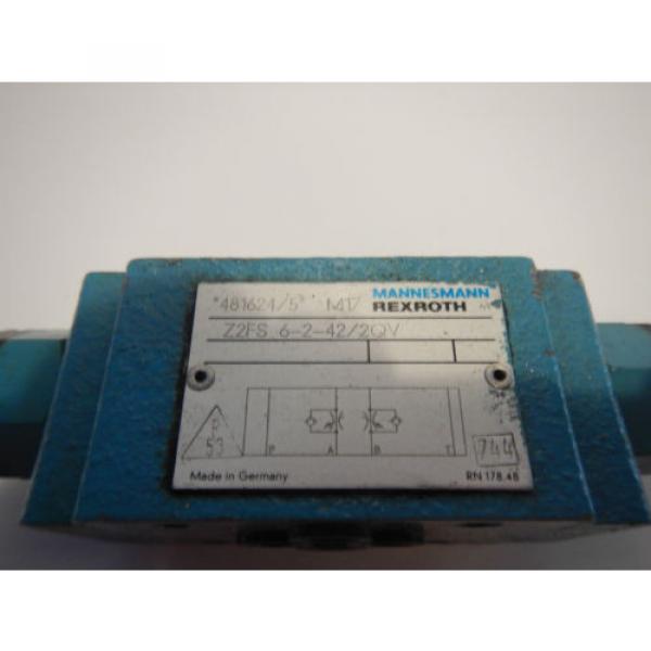 Rexroth Dutch Russia Z2F5-6-242/QV Hydraulic Dual D03 Flow Control #2 image