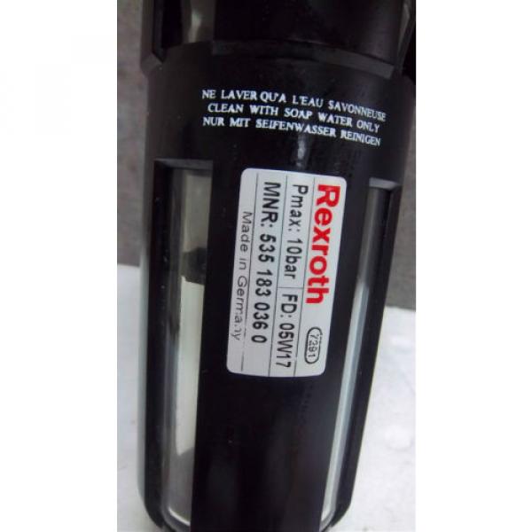 REXROTH Canada Italy KEY/LOCK AUTO DRAIN 5351-830-360 535-183-036-0 NEW-NO NO BOX 5351830360 #3 image