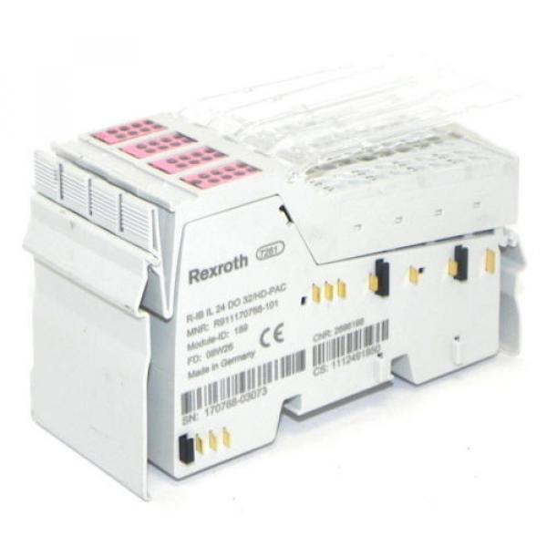 NEW Italy Japan REXROTH R-IB IL 24 CO 32/HD-PAC MNR: R911170768-101 MODULE, RIBIL24DO32HDPAC #1 image