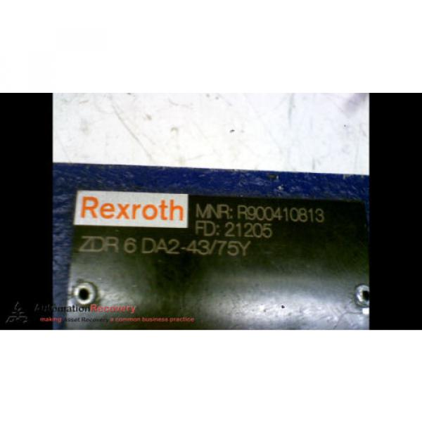 REXROTH China Canada ZDR 6 DA2-43/75Y HYDRAULIC VALVE #167154 #2 image