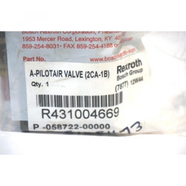 NEW Egypt Korea REXROTH BOSCH R431004669 PILOT AIR VALVE #2 image