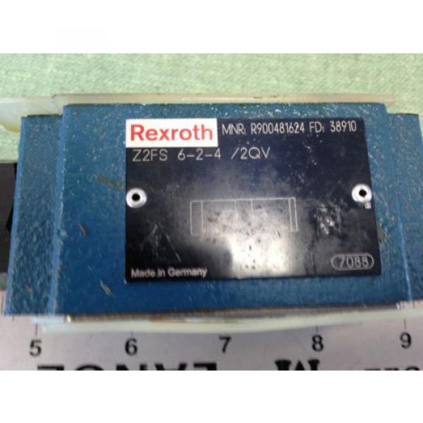 REXROTH Greece Dutch HYDRAULIC CHECK VALVE  Z2FS 6-2-4/2QV MNR R900481624 FD 38910 #2 image