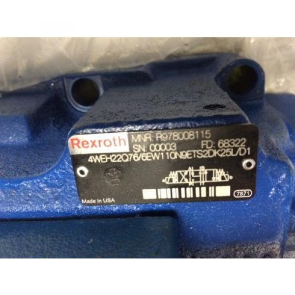 NEW Germany India REXROTH R900904406 HYDRAULIC VALVE,R978008115,4WE6J61/EW110N9DK25L,823274 CE #5 image