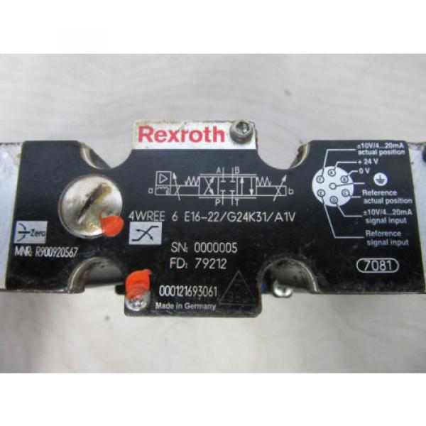 Rexroth Dutch Australia 4WREE 6 E16-22/G24K31/A1V -used- #3 image