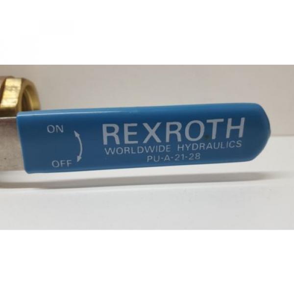 NEW Singapore Singapore OLD STOCK! REXROTH BALL VALVE 600 WOG PU-A-21-28 #2 image