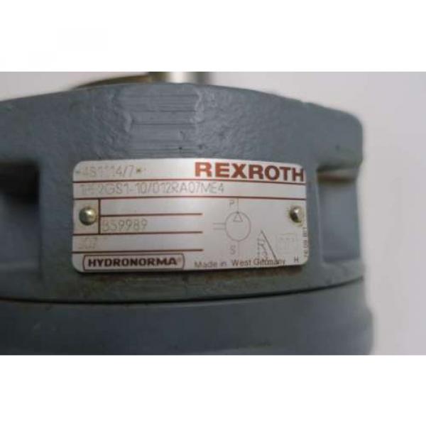 REXROTH USA Germany 1PF2GS1-10/012RA07ME4 HYDRAULIC GEAR PUMP D539251 #6 image