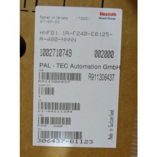 Rexroth USA Egypt Indramat HNF01.1A-F240-E0125-A-480-NNNN Netzfilter   &gt; ungebraucht! &lt; #3 image