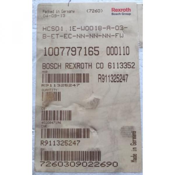 NIB Korea Korea Bosch Rexroth Indradrive Servo Drive HCS01.1E-W0018-A-03-B-ET-EC-NN-NN-nn-FW #7 image