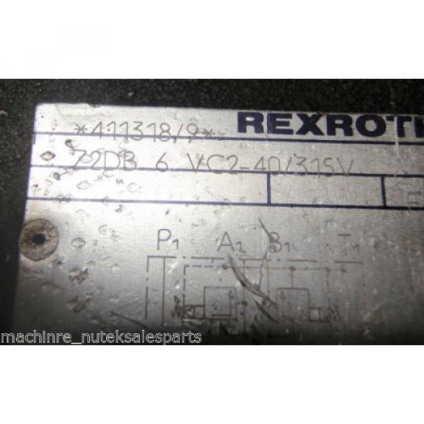 Rexroth Germany Canada Valve Z2DB6VC2-40/315V  Z2DB 6 VC2-40/315V 72DB #3 image